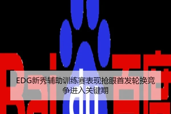 EDG新秀辅助训练赛表现抢眼首发轮换竞争进入关键期